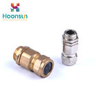 CW Type Explosion Proof Cable Gland Dengan Neoprene / Silicone Rubber Sealing Material
