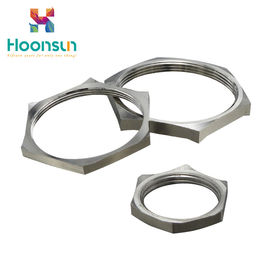 Metalic Cable Gland Accessories EMC Locknut Dengan Perlengkapan Listrik
