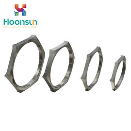 Metalic Cable Gland Accessories EMC Locknut Dengan Perlengkapan Listrik
