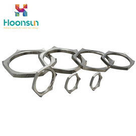 Metalic Cable Gland Accessories EMC Locknut Dengan Perlengkapan Listrik