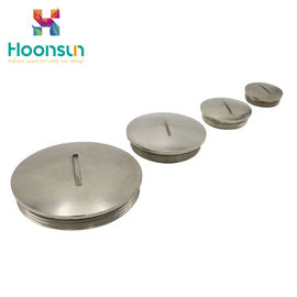 Nikel Disepuh Kuningan Cable Gland Accessories / IP54 Hexagonal Screw Plugs