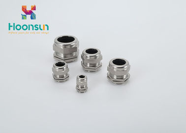 M8 - M120 Metal Cable Gland Resist Salt Nikel Disepuh Brass Dengan Rubber Seal