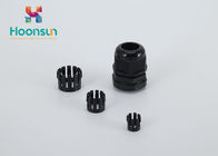 Split MG12 PVC Cable Gland IP68 Waterproof / Cable Gland Rubber Seal Dengan Sealing Nut