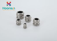 NPT 1/2 Kuningan Cable Gland Waterproof, Waterproof Cable Connector Silver Colour