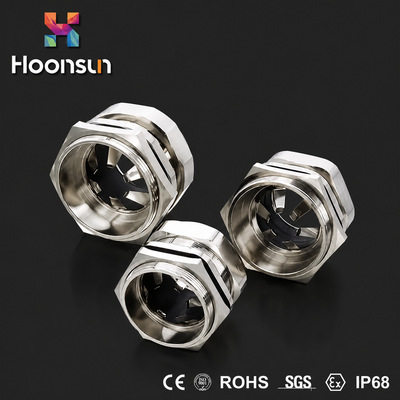 25MM Perisai Musim Semi Energi Surya EMC Cable Gland IP68 Thread