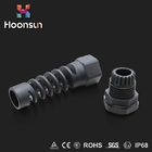 Strain Relief Spiral Type Nylon Cable Gland Waterproof IP68 Protection
