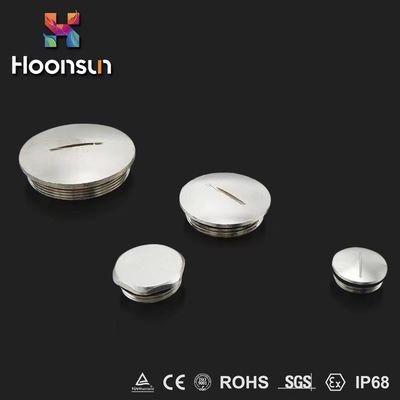 IP54 Nikel Disepuh Kuningan Aksesoris Hexagonal Screw Plug Caps