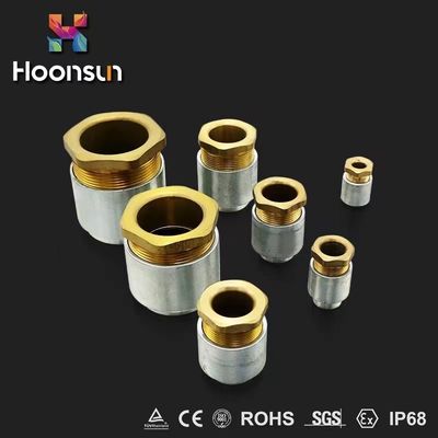 Clamping Explosion Proof TJ16 Cable Gland IP54 Waterproof Untuk Stuffing Box